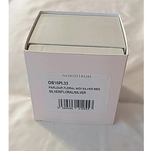 Olivia Burton Midi Parlour Silver Floral Watch - Picture 10 of 12